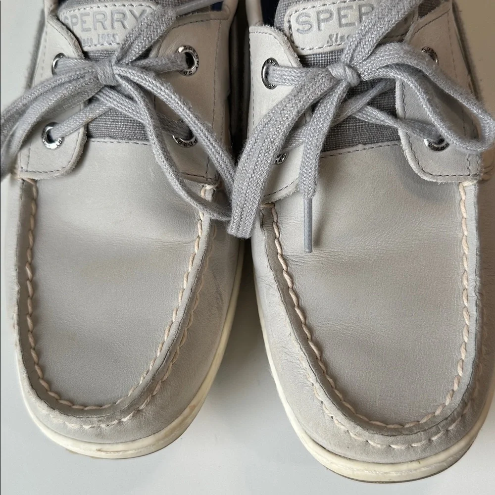 Sperry STS 83598 Women's Boat Shoe Leather size 10 Bluefish 2-Eye Boat Shoe
